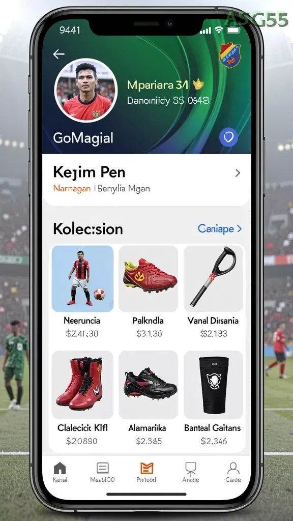 Cuplikan layar KRISNA96 — menu navigasi